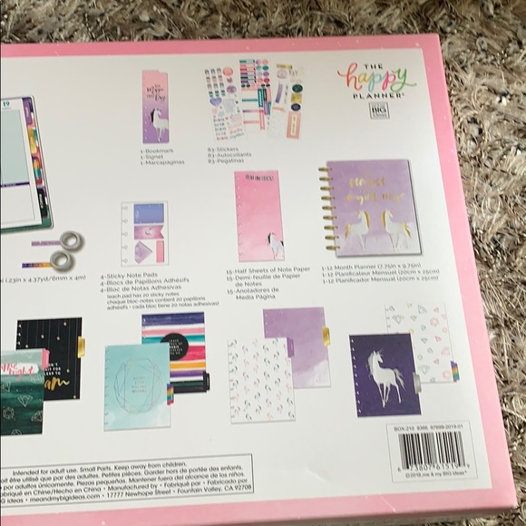 The happy planner student unicorn planner - Picture 5 of 7